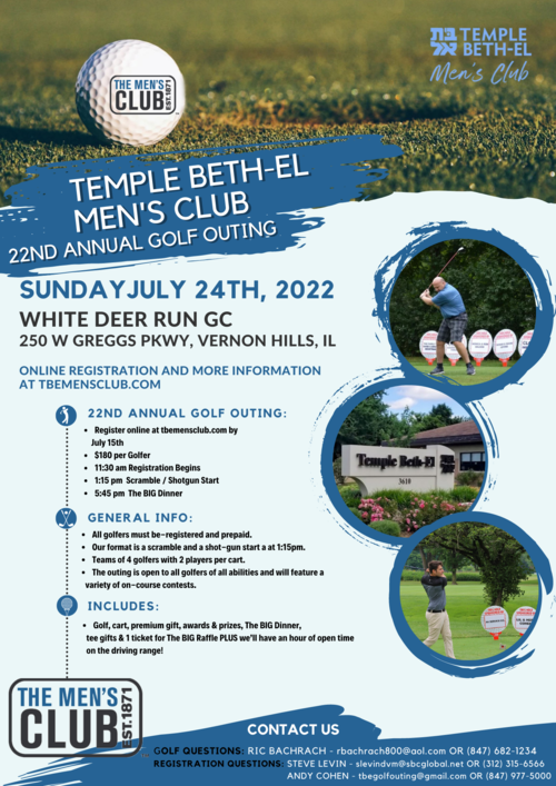 Banner Image for 22nd Annual Men's Club Golf Outing